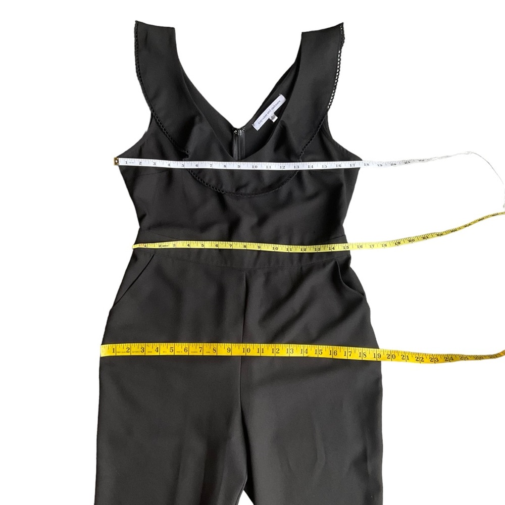 Cupcakes and Cashmere Black Lima Jumpsuit Ruffles Pockets Modern Minimal… - Picture 15 of 16